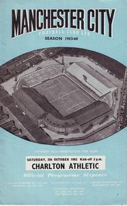 Manchester City v Charlton Athletic 1963/64
